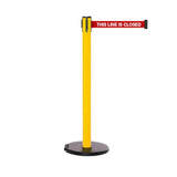 RollerSafety 250: 11-13ft Easy Deployment Retractable Belt Barrier (Yellow)