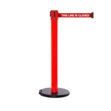 RollerSafety 300: 16ft Easy Deployment Retractable Belt Barrier (Red)