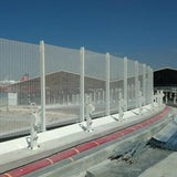 Sustainable 358 Anti Climb Fence , Galvanized Steel Wire Airport Security Fence