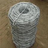 High Tensile Barbed Wire Fence Galvanized Or PVC Coated Surface Treatment
