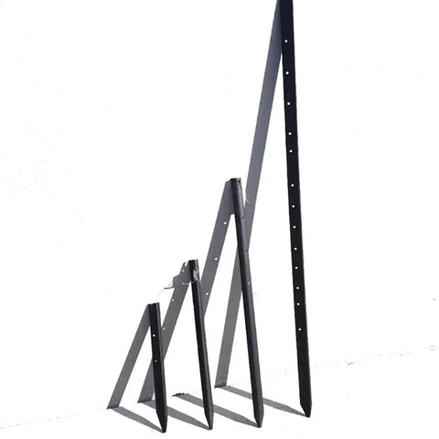 Black Painted Steel Star Pickets Hot Dipped Galvanized Y Fence Post