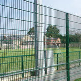 656 868 Mesh Fence Panels , Low Carbon Wire Steel Galvanized Welded Fence