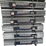 1.86KG / M Black Paint Farm Fencing Metal T Post With Certificate ISO9001