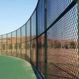 Baseball Field Use PVC Coated Chain Link Fence , Hot Dipped Galvanized Chain Link Fence