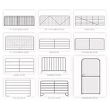 Round Pen Cattle 42*115mm Corral Panel Fence For Ranch