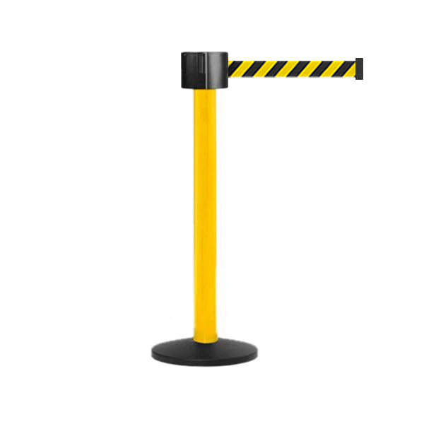 SafetyPro 775: Yellow/Black 75ft Retractable Belt Barrier (Yellow)