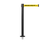 QueuePro 250 Removable: 11ft Premium Retractable Belt Barrier (Black)