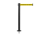 QueuePro 300 Removable: 16ft Premium Retractable Belt Barrier (Black)