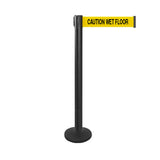 QueuePro 250 Magnetic Xtra: 11ft Premium Removable Retractable Belt Barrier (Black)