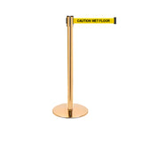 ProLux 250: 11-13ft Retractable Belt Barrier (Polished Brass)