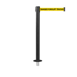 QueuePro 250 Removable: 13ft Premium Retractable Belt Barrier (Black)