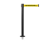 QueuePro 250 Removable: 11ft Premium Retractable Belt Barrier (Black)