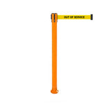 SafetyPro 250 Fixed: 11-13ft Premium Safety Retractable Belt Barrier (Orange)