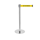 ProLux 250: 11-13ft Retractable Belt Barrier (Polished Stainless)