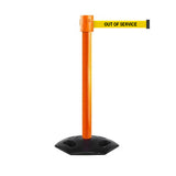 WeatherMaster 335: 20-35ft Long Belt Safety Retractable Belt Barrier (Orange)