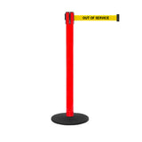 SafetyPro 250: 11-13ft Premium Safety Retractable Belt Barrier (Red)