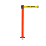 SafetyPro 250 Removeable: 11-13ft Premium Safety Retractable Belt Barrier (Red)
