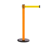 RollerSafety 250: 11-13ft Easy Deployment Retractable Belt Barrier (Orange)