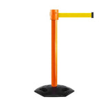 WeatherMaster 335: 20-35ft Long Belt Safety Retractable Belt Barrier (Orange)