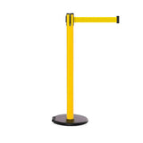 RollerSafety 250: 11-13ft Easy Deployment Retractable Belt Barrier (Yellow)